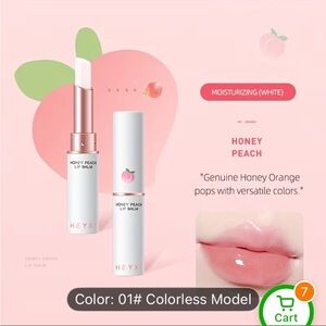 Honey Peach Lip Balm - Colorless (White)
